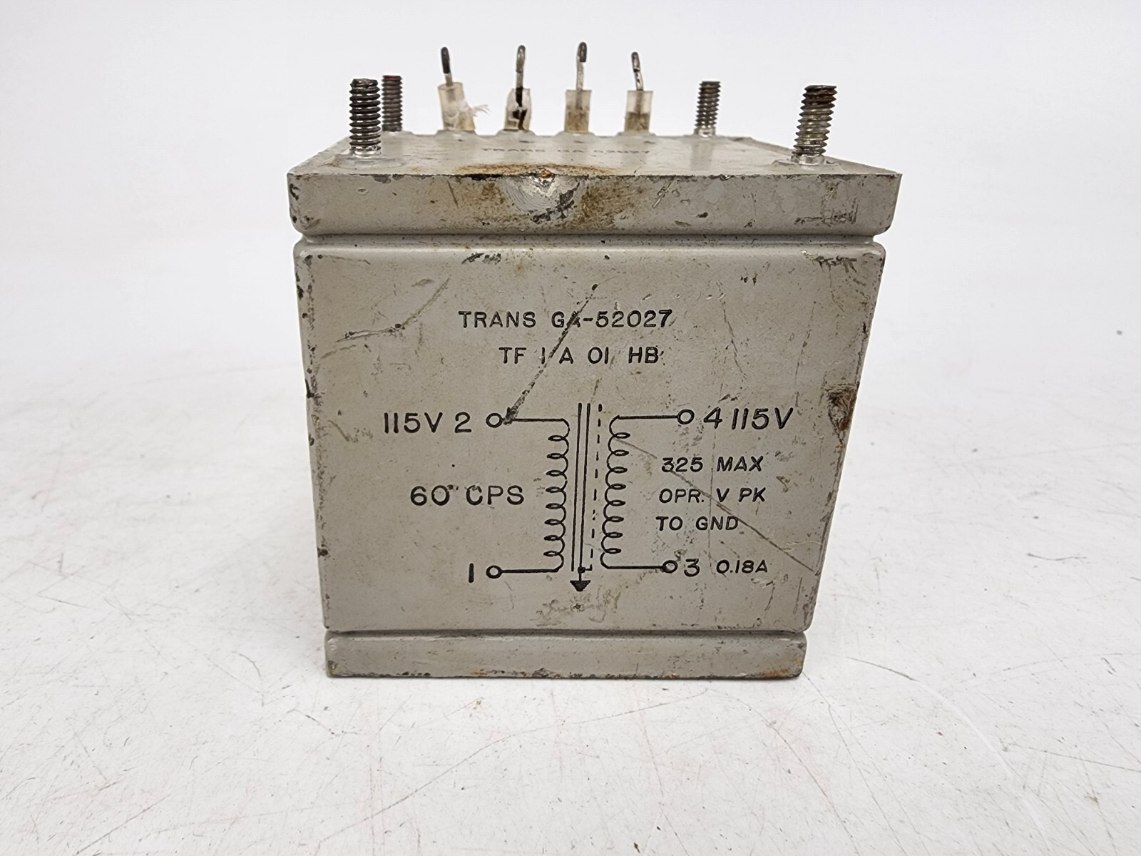 Vintage Western Electric TRANS GA-52027 Power Transformer AS IS