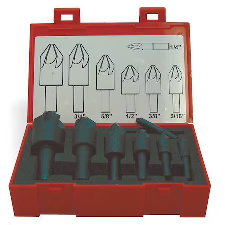 Keo 919-000-037 120 Deg 6 Flute 7 Piece Countersink Set Co
