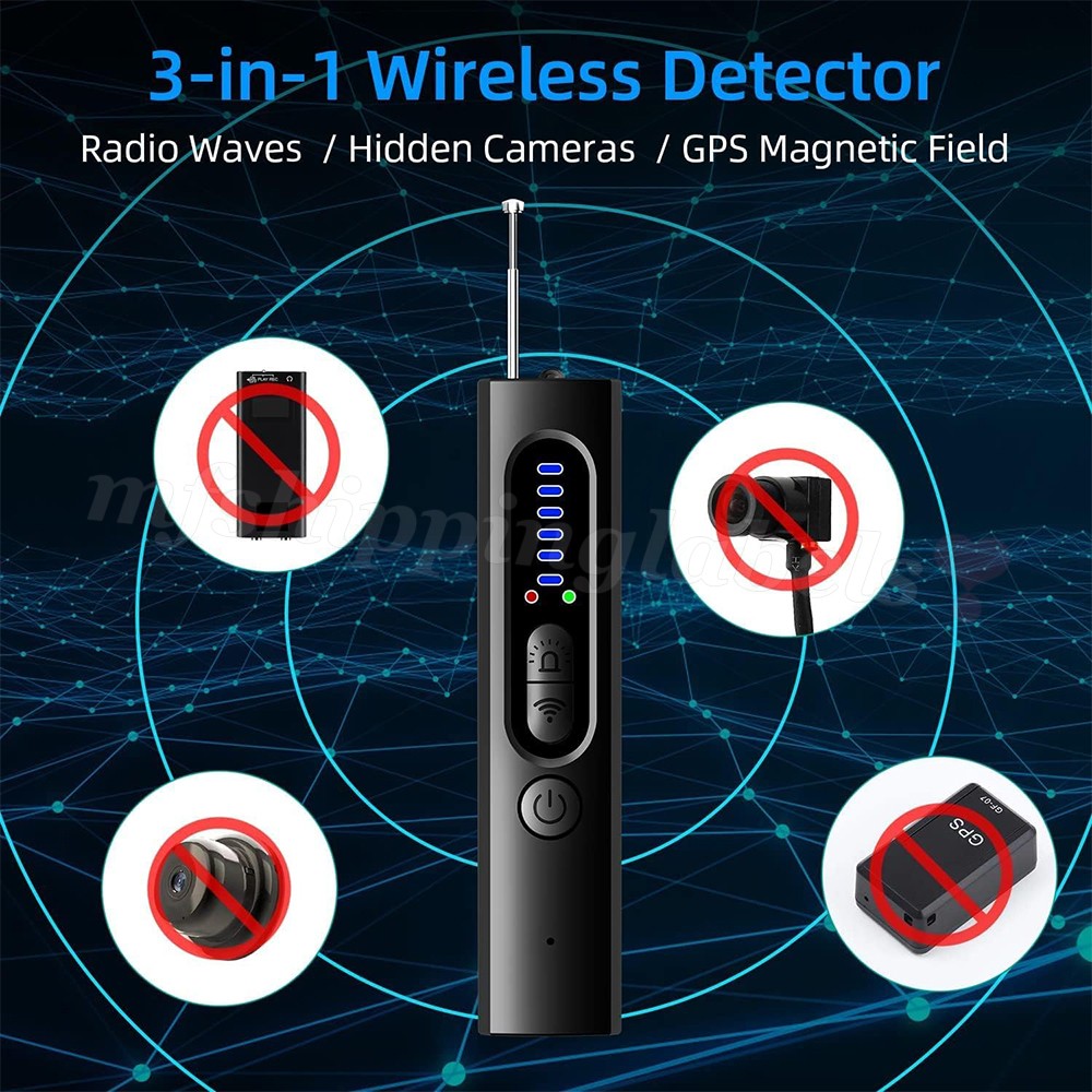 Hidden Camera Detector Anti Spy Signal Tracker GSM Audio Bug Finder Scanner