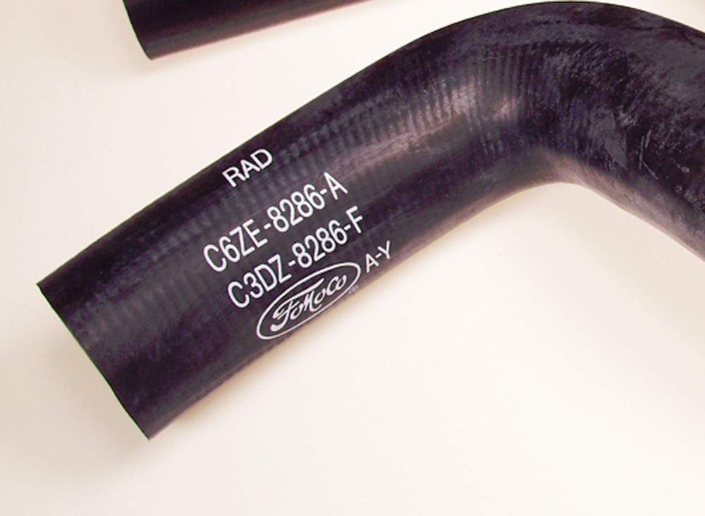 NEW! 1965 - 1966 Mustang V8 260 289 Radiator Hoses with FoMoCo logo 3pc Set