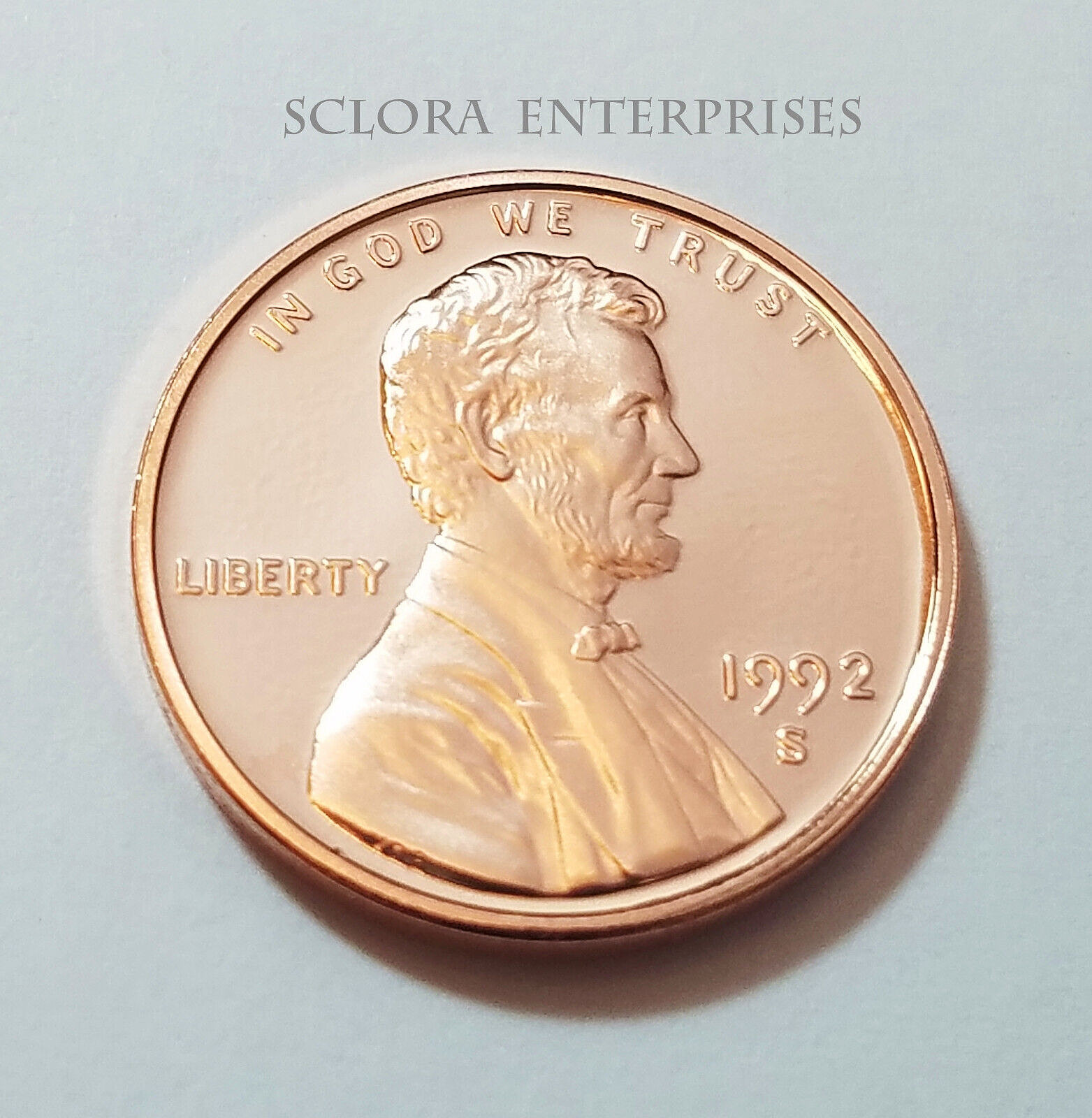 1992 S LINCOLN MEMORIAL *PROOF* CENT / PENNY  **FREE SHIPPING**