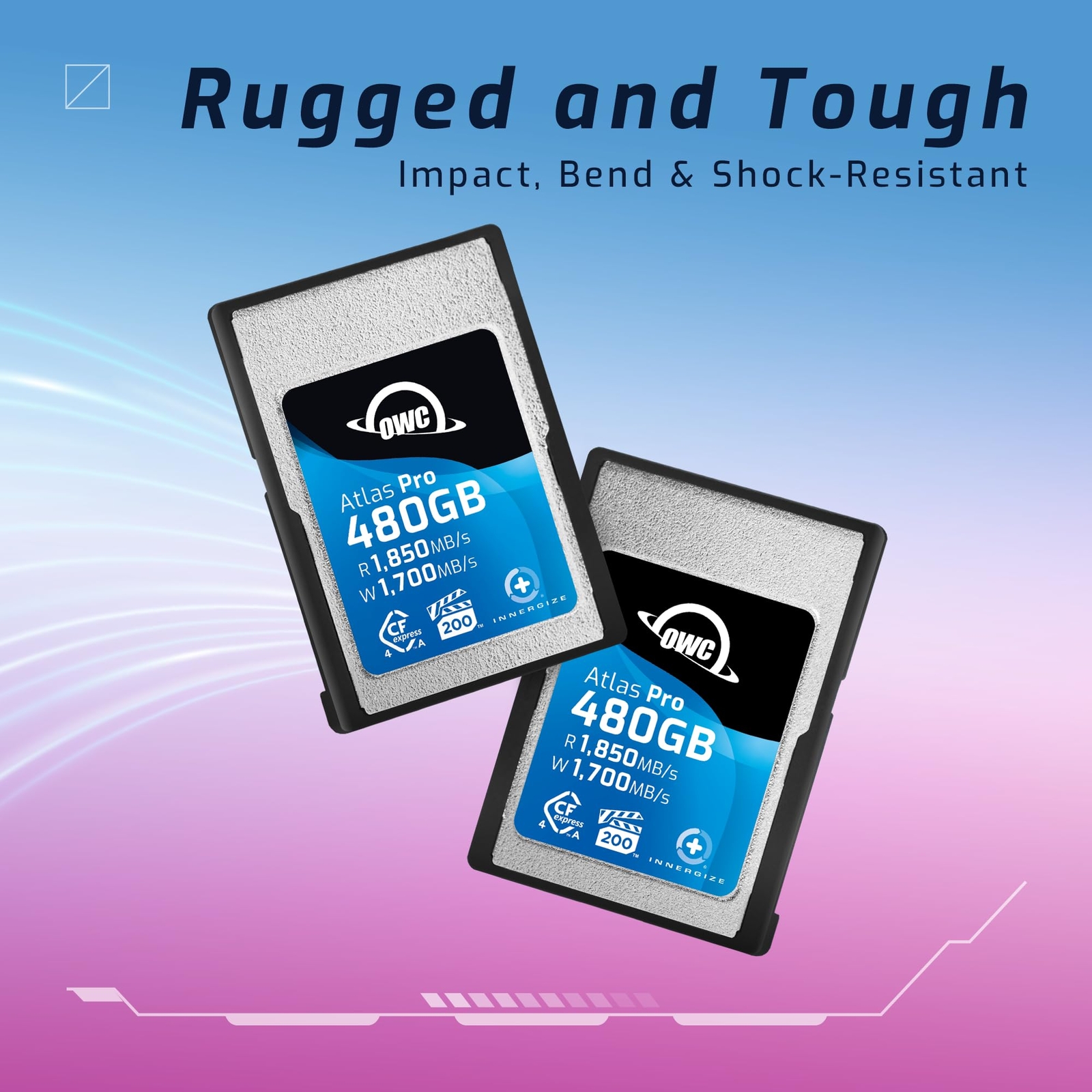 OWC 480GB Atlas Pro High Performance Cfexpress 4.0 Type A Memory Card