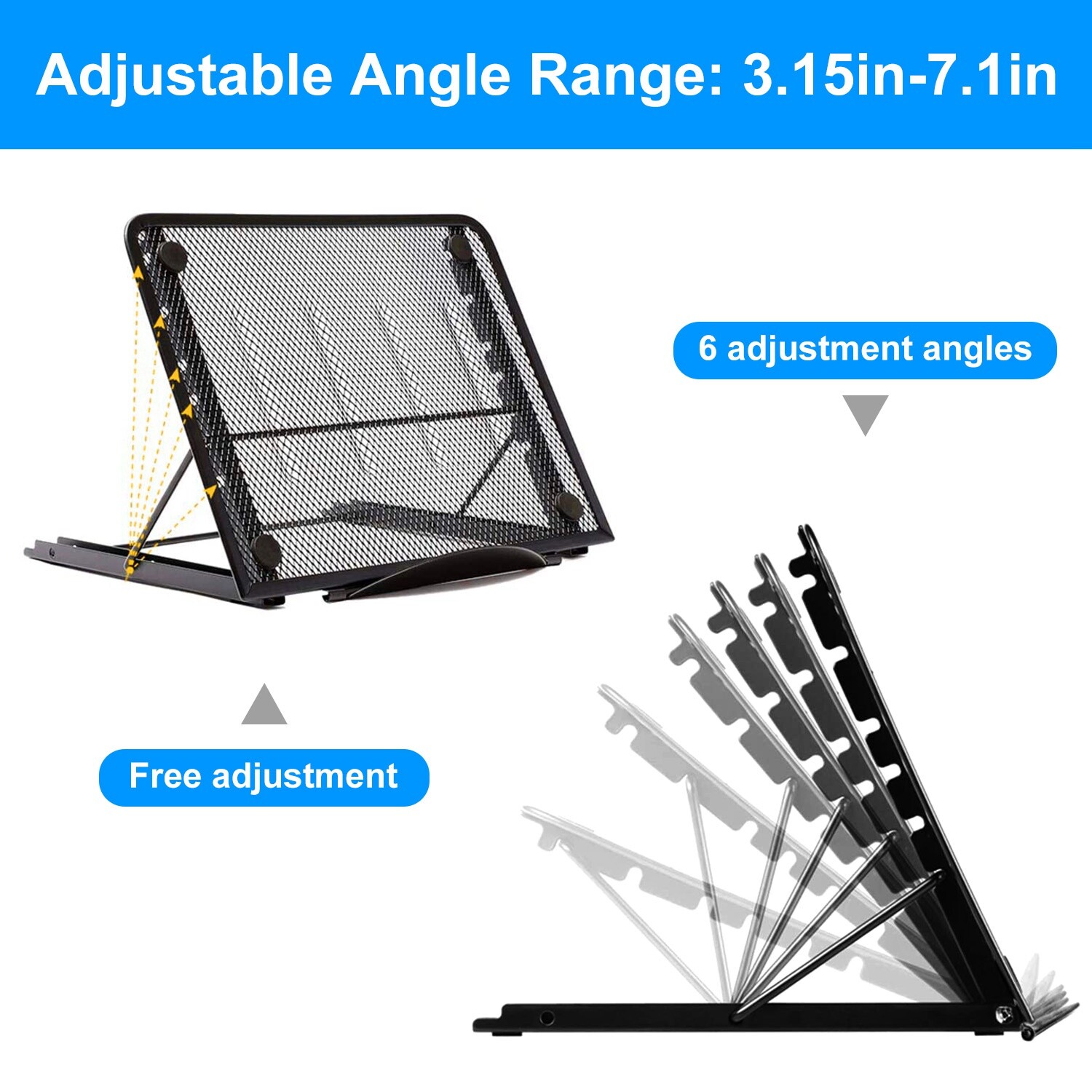 Foldable Laptop Table Notebook Computer Lazy Lap Tray for Bed Floor Desk Stand