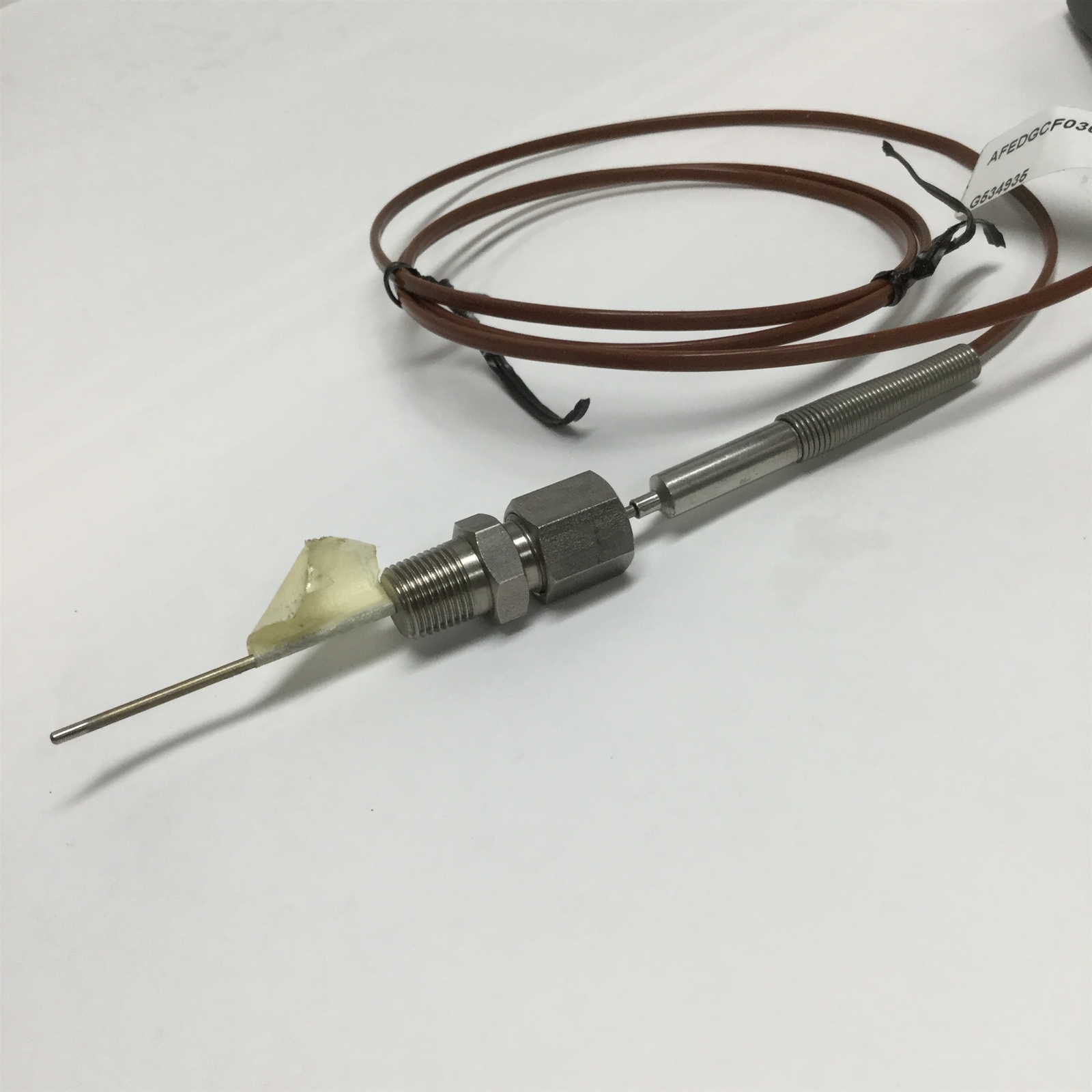 Watlow AFEDGCF030UJ030 Thermocouple 3.000" Probe, J-Type, For HPC Spray Coater