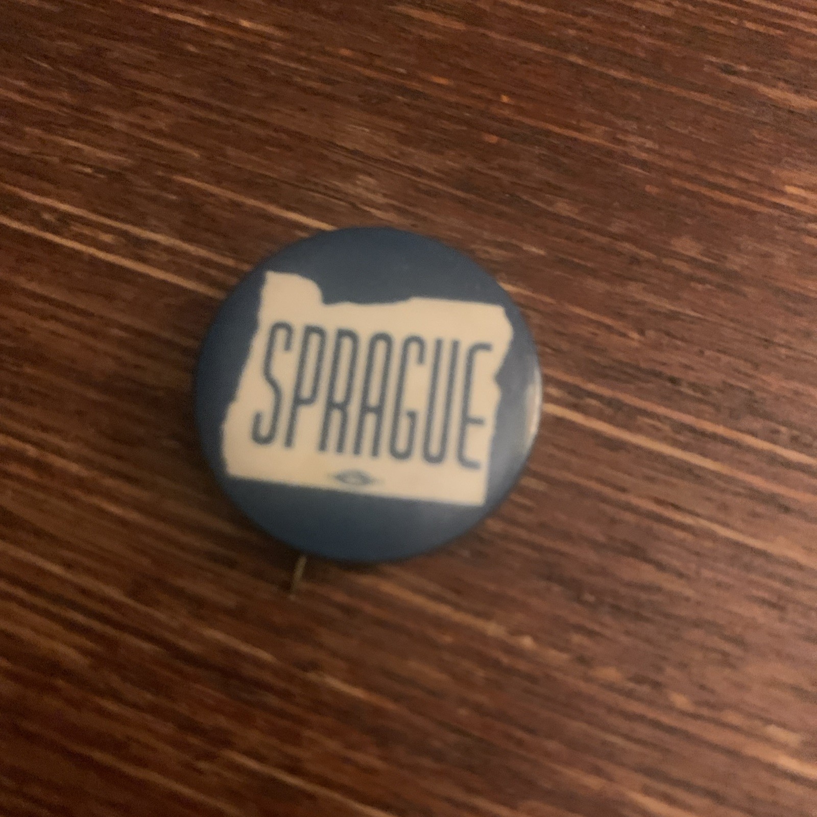 Vintage 1 Inch Sprague Political Campaign Pinback Button Oregon