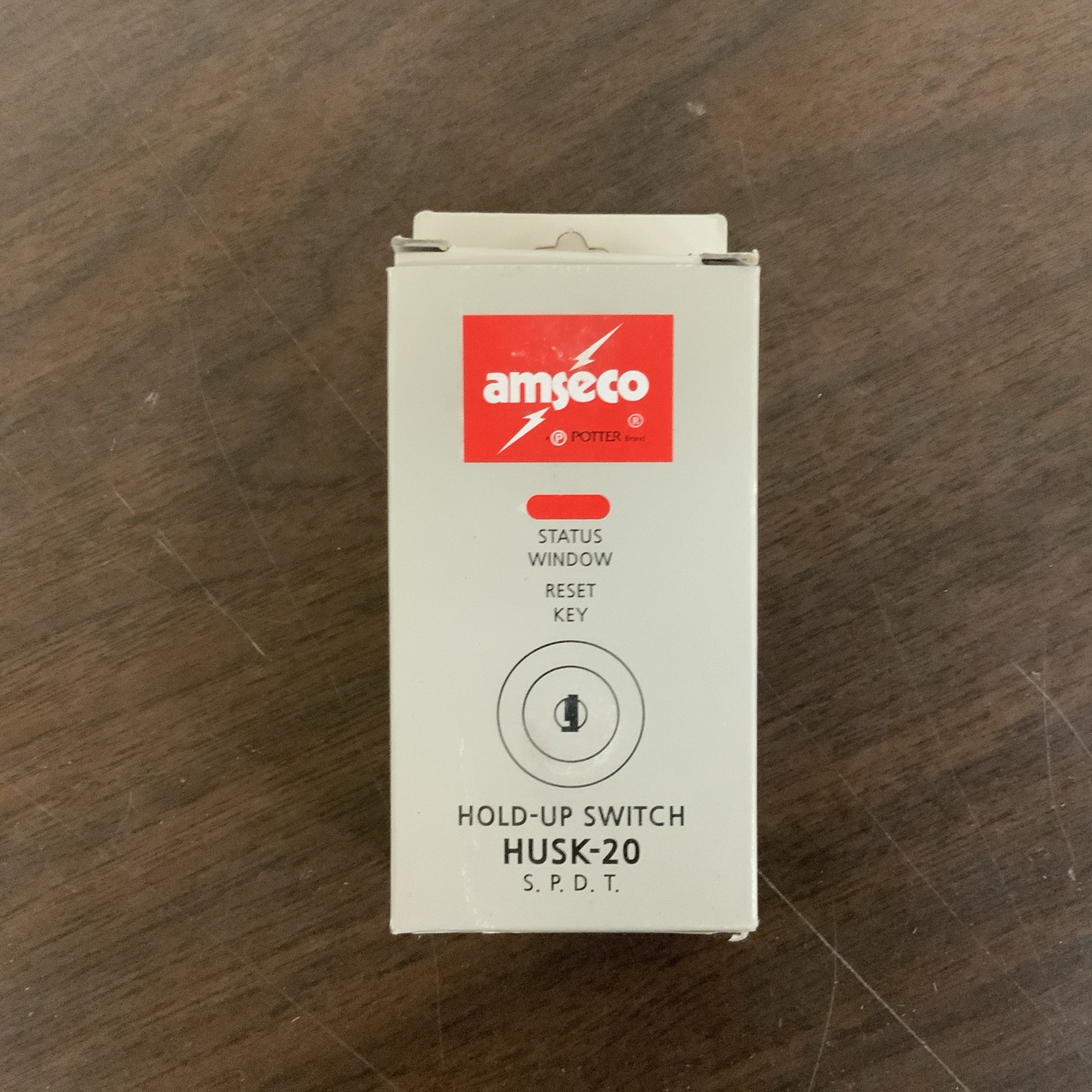 NEW Amseco HUSK-20  Potter Security System Hold-Up Switch With KEYS