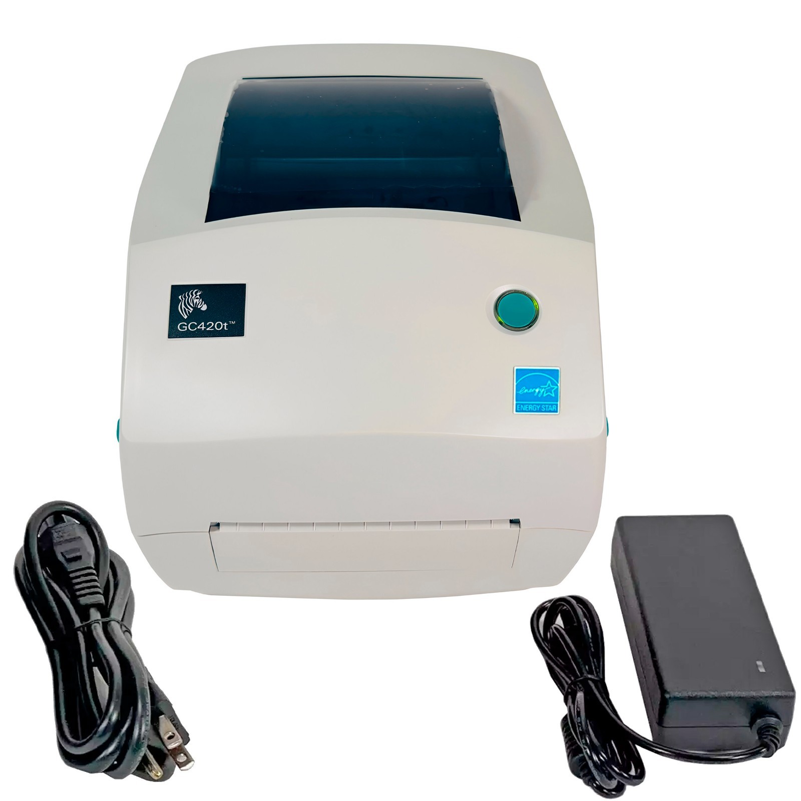 Zebra GC420T Desktop Thermal Transfer Barcode Label Printer USB Serial Parallel