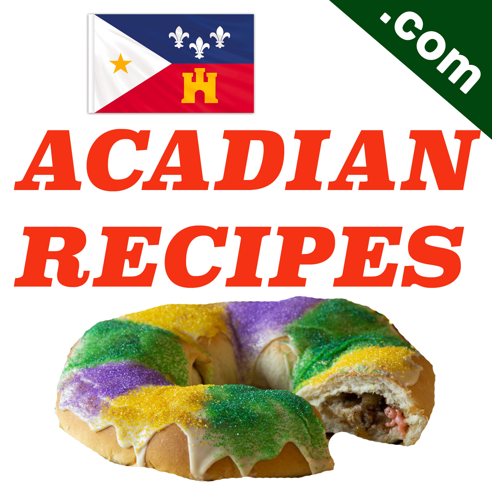 ACADIAN RECIPES .com - CAJUN FOOD SEARCH Premium Domain Name for Sale LOUISIANA