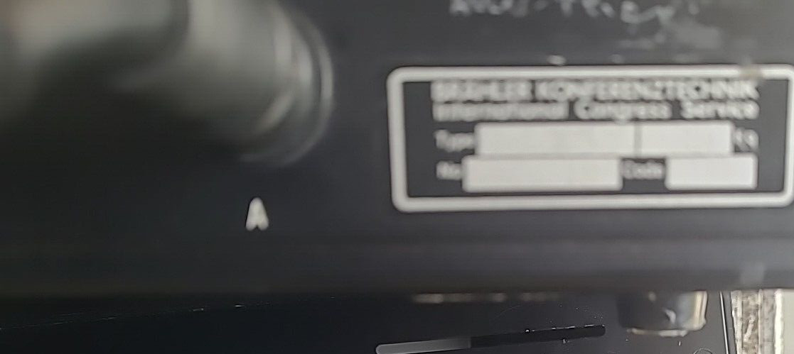 Brahler ICS M95/44 Communication System.