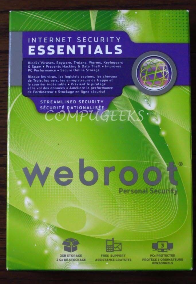 ONLINE KEY & DOWNLOAD | Webroot SecureAnywhere AntiVirus 2024 | 3 YRS, 5 PC/MAC