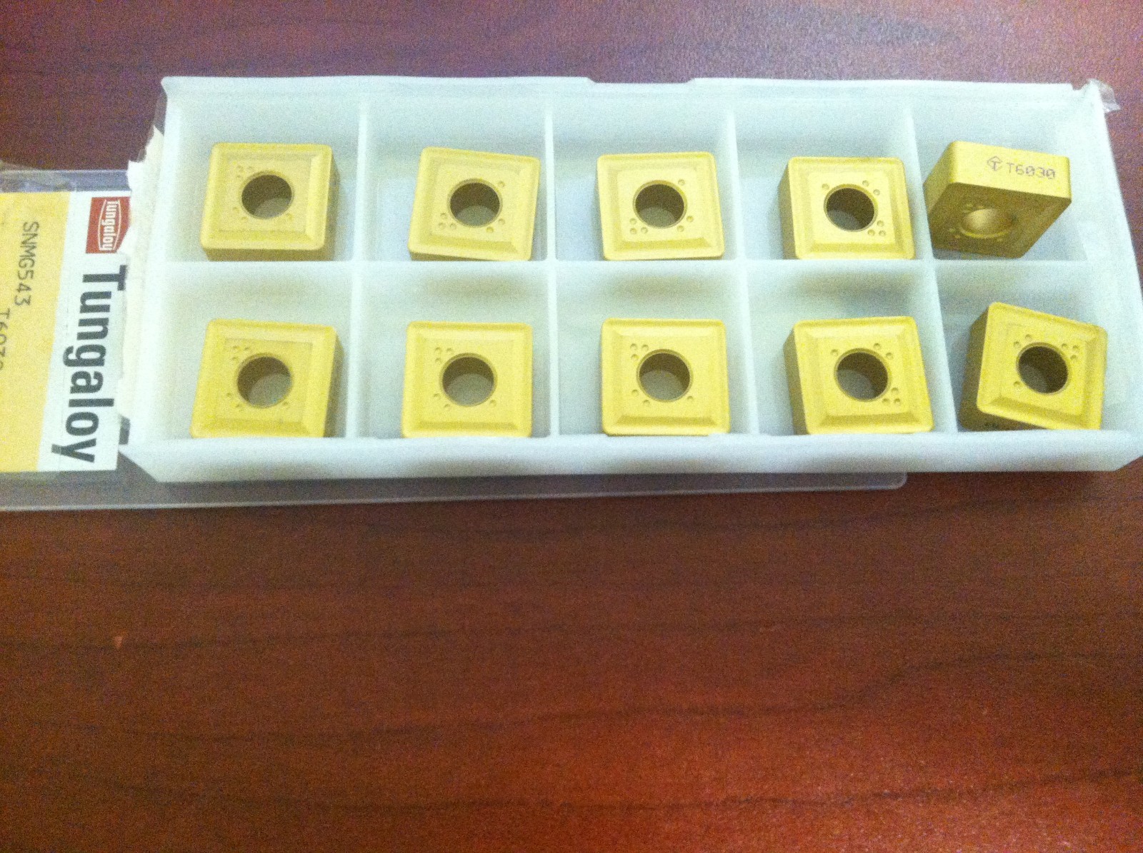 Tungaloy Indexable Carbide Turning Inserts SNMG543 T6030  Qty. 10 SNMG150612