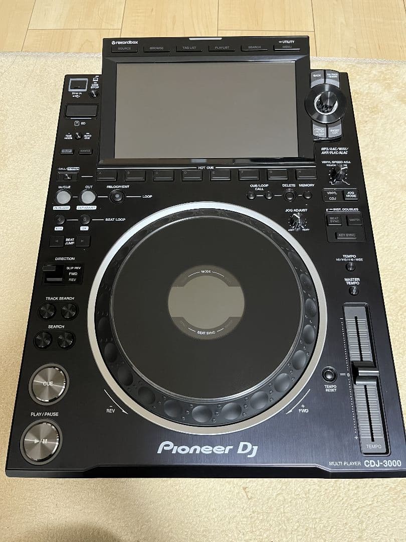 Pioneer DJ CDJ-3000 Black Professional DJ Multi Player rekordbox Deck Unit