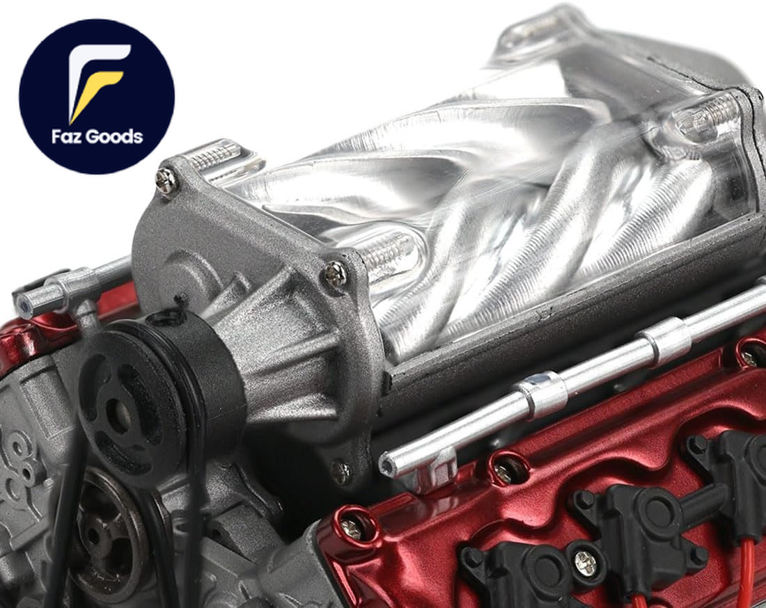 MAD Cison Mini V8 Engine Kit That Runs Small Engine Building Kit for Adults Suit
