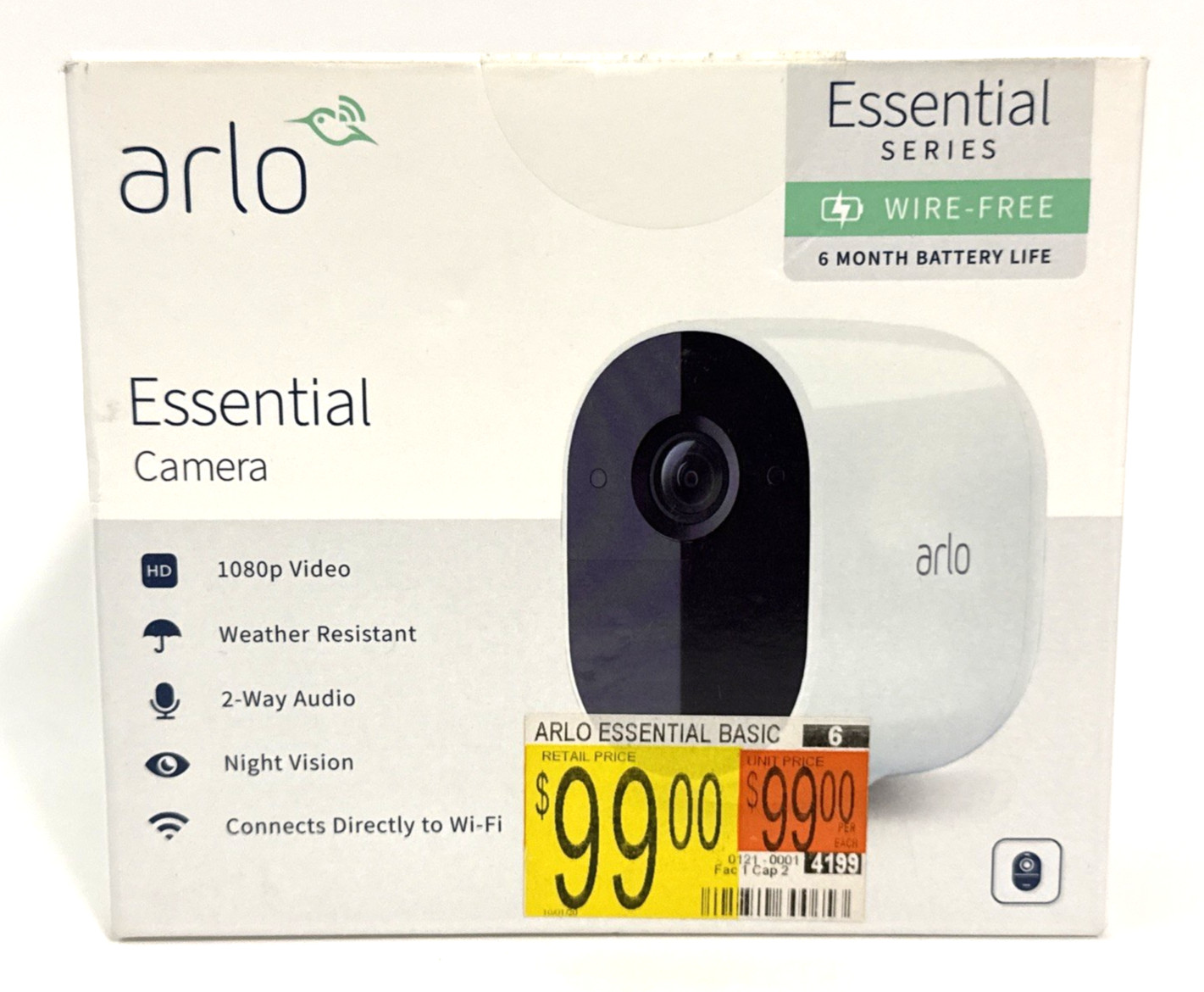 Arlo VMC2020W-100NAS Wireless 1080p Indoor/Outdoor Security Surveillance Camera