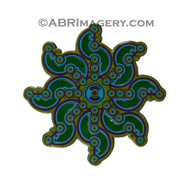 Hat Pin 19 - Crop Circle - RARE!!! Limited Edition Headdy 420 Glassblowing 710