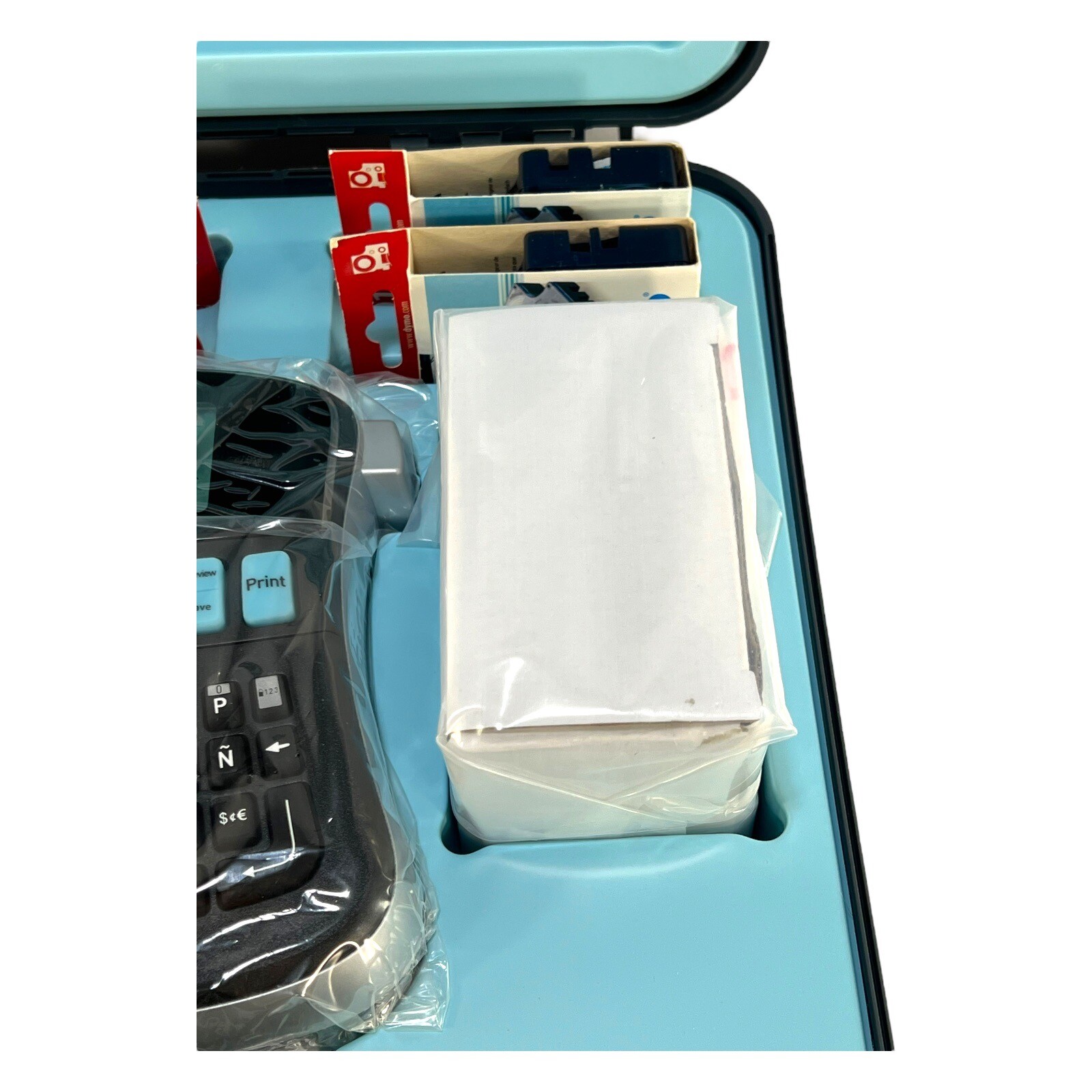 DYMO Label Maker Label Manager 210D Printer Case Bundle