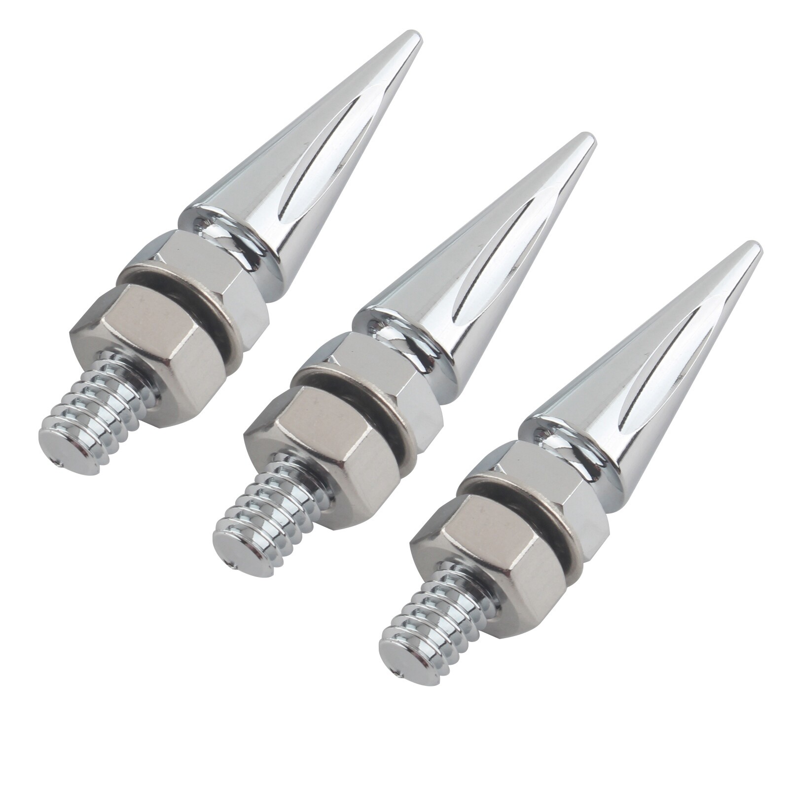 Chrome Spike Windshield Bolt Kit For Harley Tri Glide Ultra Classic 2009–2013