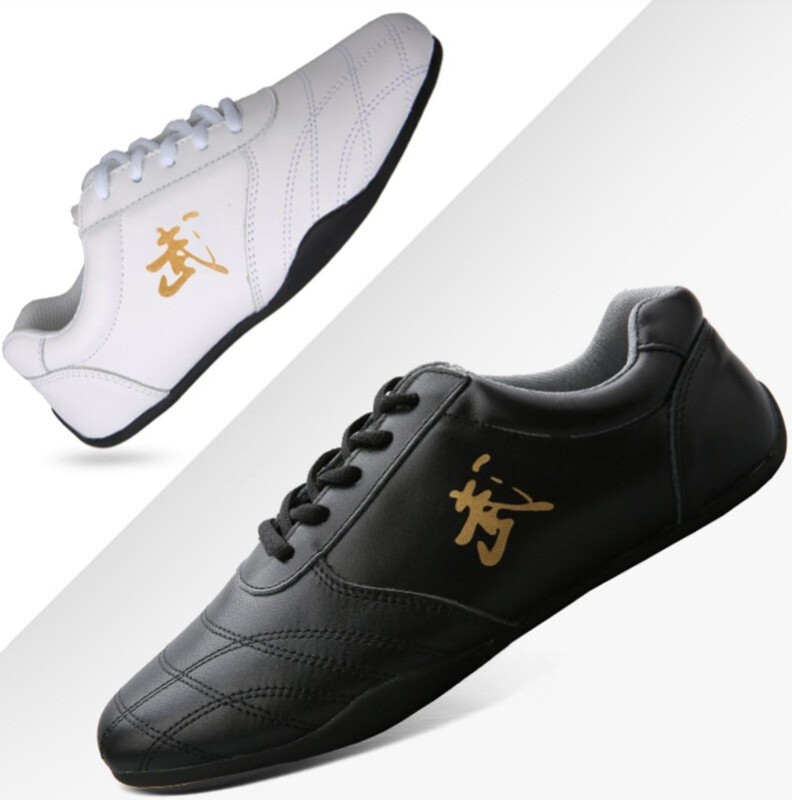 Arts Sports Sneakers Unisex Soft Cow Leather Kung Fu Tai Chi Shoes Martial