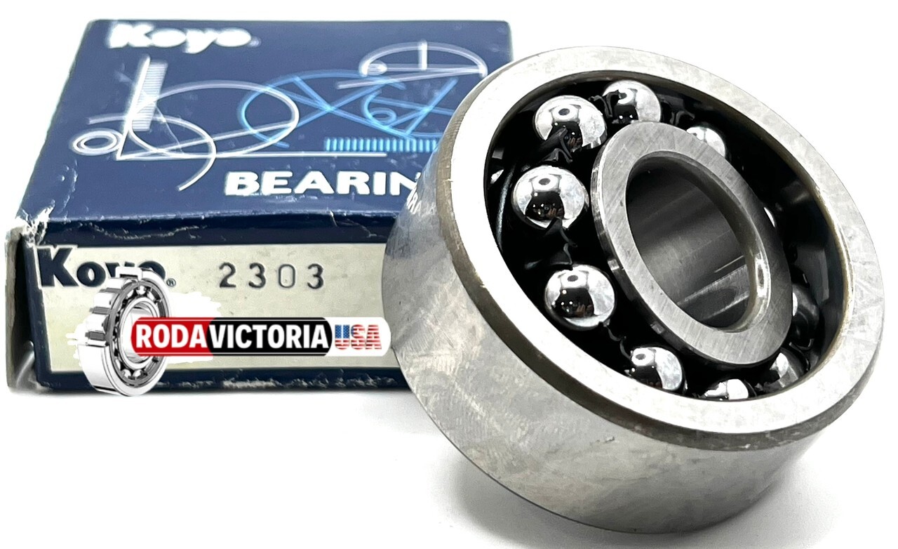 Koyo 2303  Self Aligning Ball Bearing Double Row 17x47x19mm