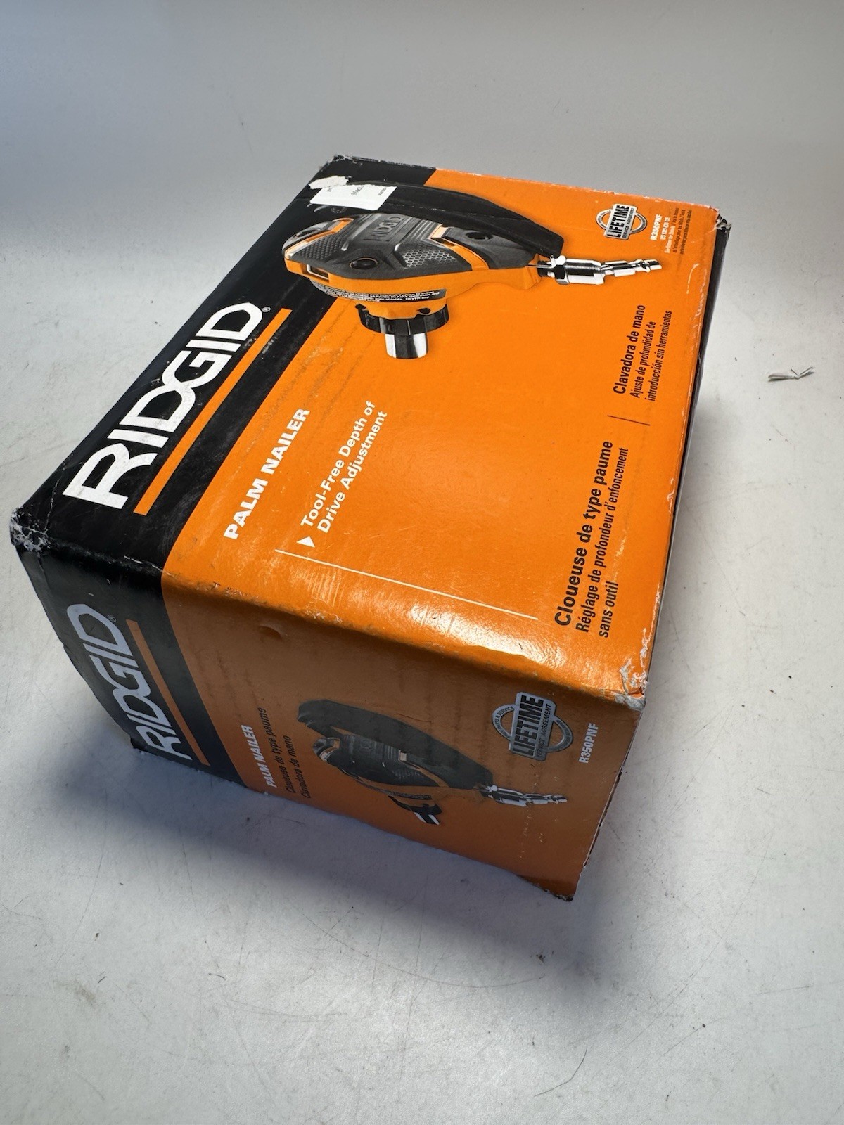 Ridgid R350PNF Full-Size Pneumatic Palm Nailer - Heavily Used