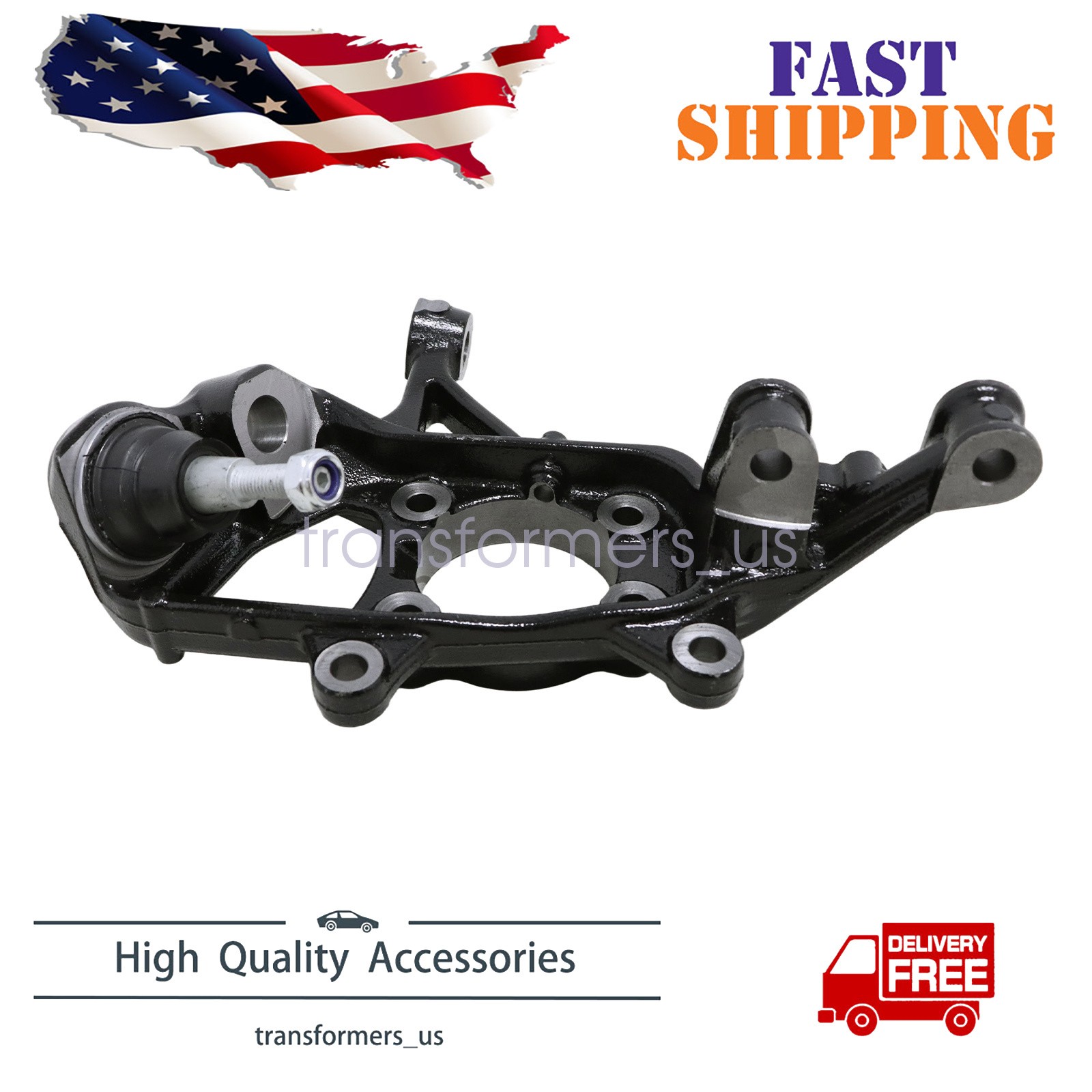 Front Right Steering Knuckle For 2020-2025 Ford Explorer L4 2.3L V6 3.0L GAS