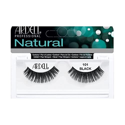 Ardell Natural 101 Black Eyelashes Lightweight Reusable Strip Lashes Natural