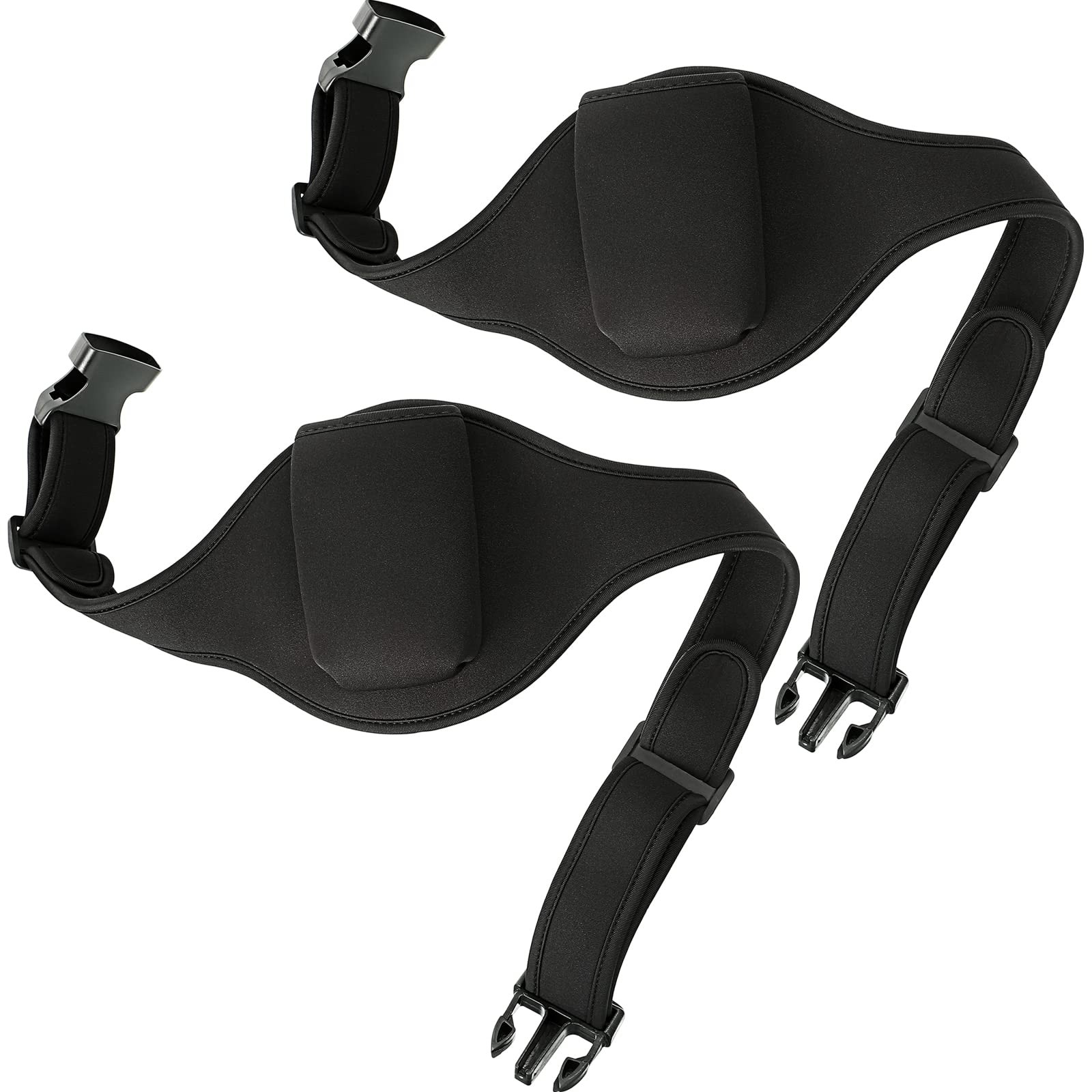 Pack of 2 Microphone Belt Taille unique, Black Classic