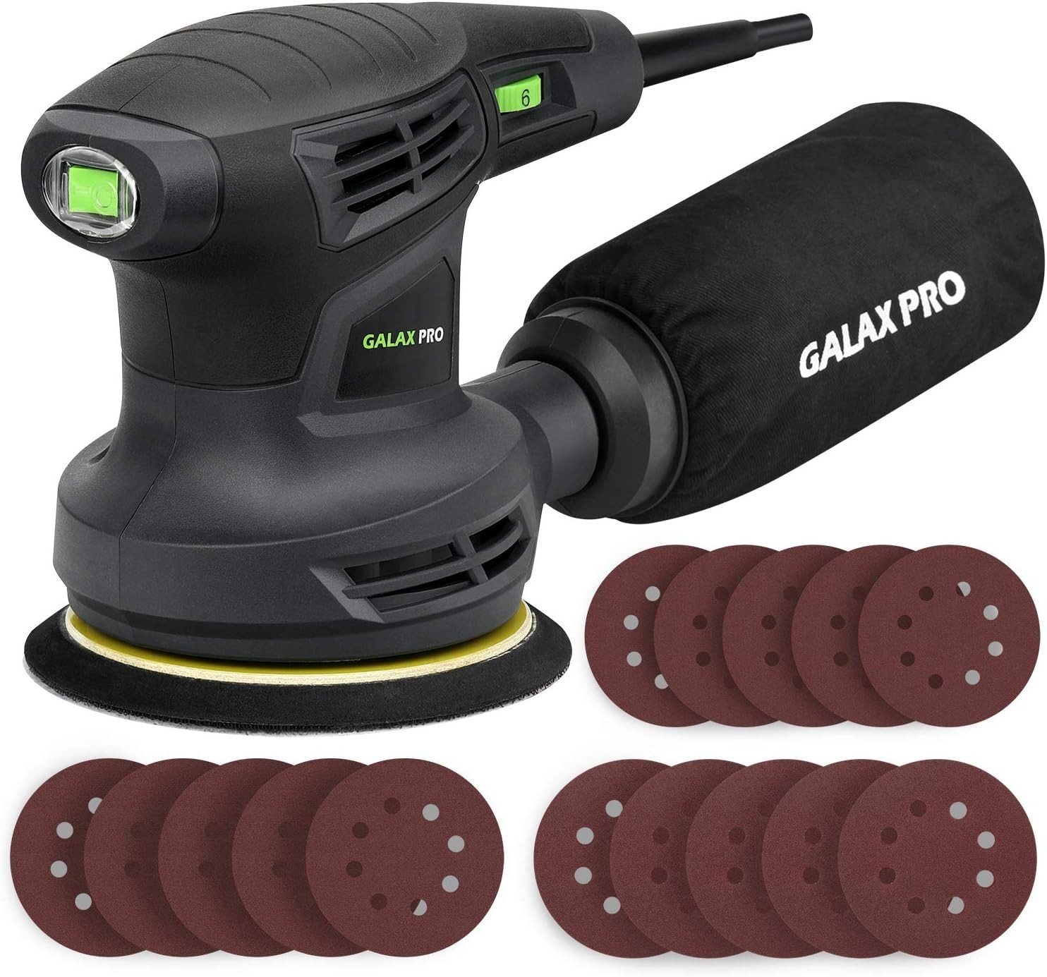 Lijadora Para Madera Metal Pintura Barniz Orbital Electrica Alto Rendimiiento