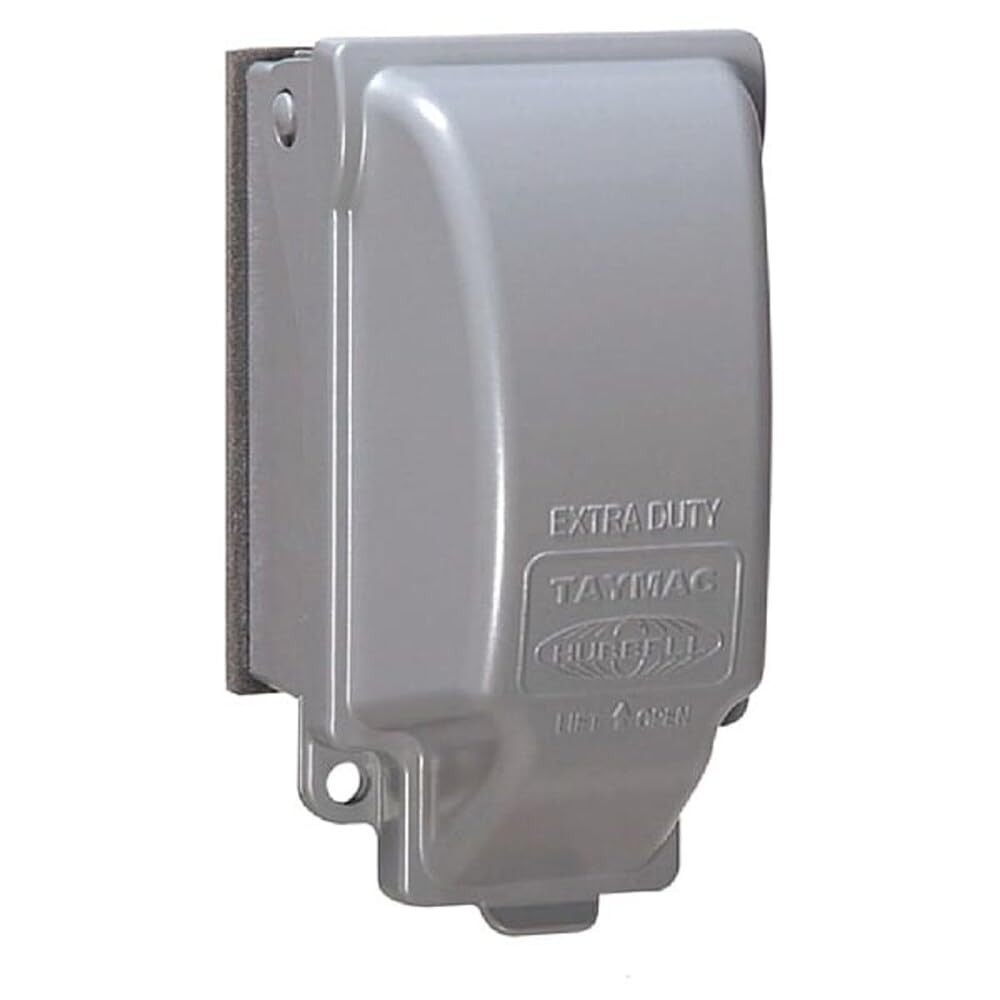 MX3200 RaynGuard Extra Duty Metal Weatherproof in-Use Cover, 1-Gang, Gray, 3....