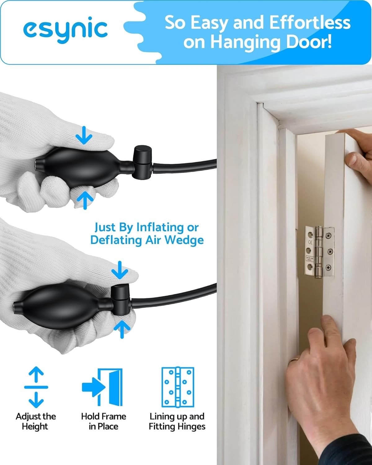 Air Wedge Pump Inflatable Bag Door Window Installation Leveling Tool