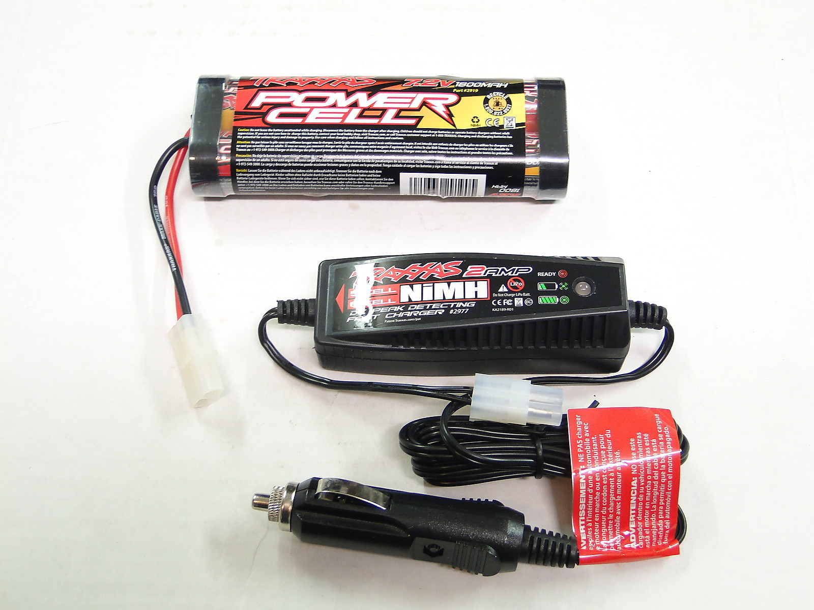 NEW TRAXXAS T-MAXX 3.3  EZ Start 7.2v 1800mah NIMH Battery Pack +Charger RXB