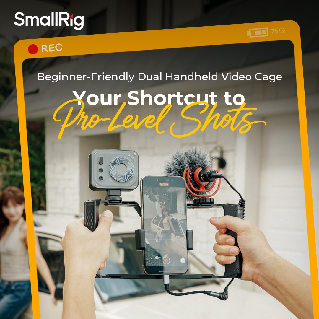SmallRig IG-01 IntegraGrip Universal Phone Cage with WR-06 Wireless Controller