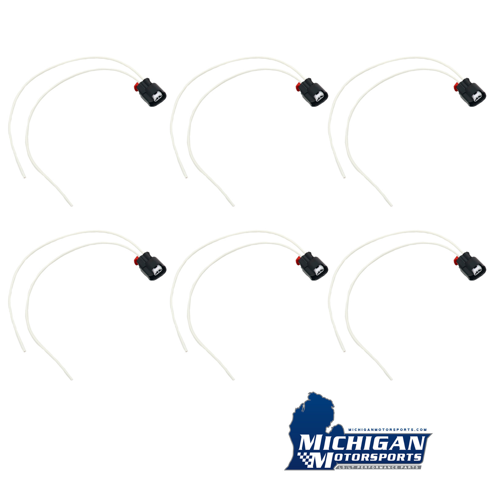 EV6 Fuel Injector Connector Wiring Repair Harness Kit | Fits Dodge Jeep Wrangler