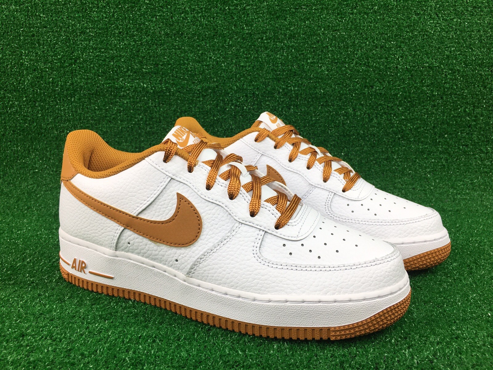 Nike Air Force 1 BG AF1 Ochre Pumpkin Shoes FJ0706 100 Size 5.5Y = Women’s 7 NEW
