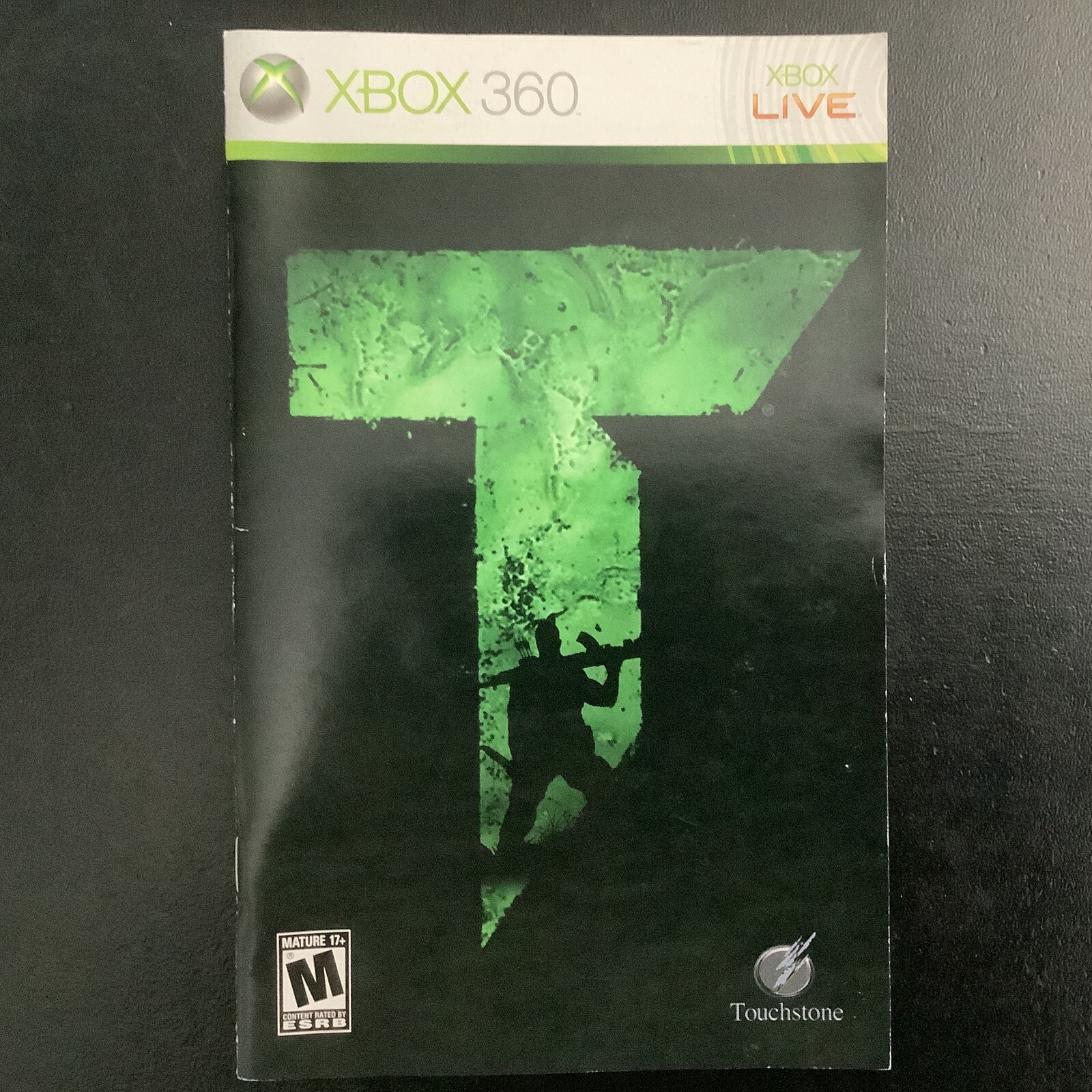 Turok Microsoft Xbox 360 Instruction Manual Only