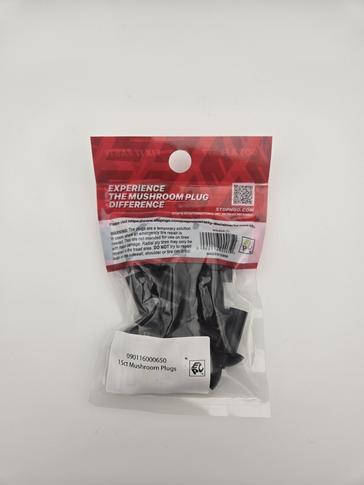 Stop & Go Mushroom Tire Plug 15 Count #W5402