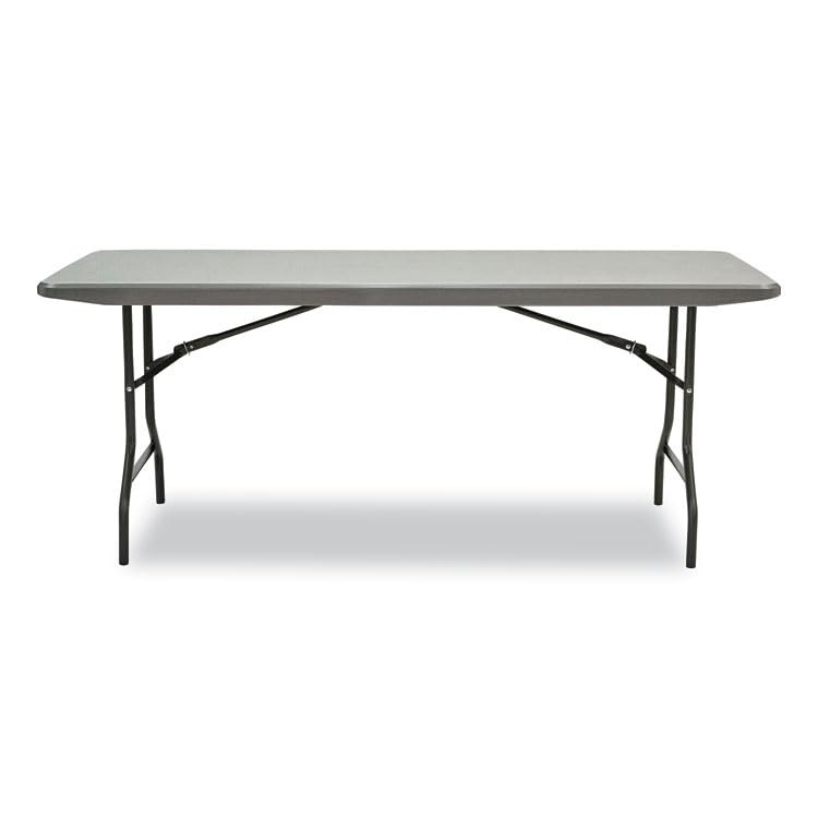 IndestrucTable Commercial Folding Table â€“ Heavy-Duty 72 x 30 Plastic Utilit...