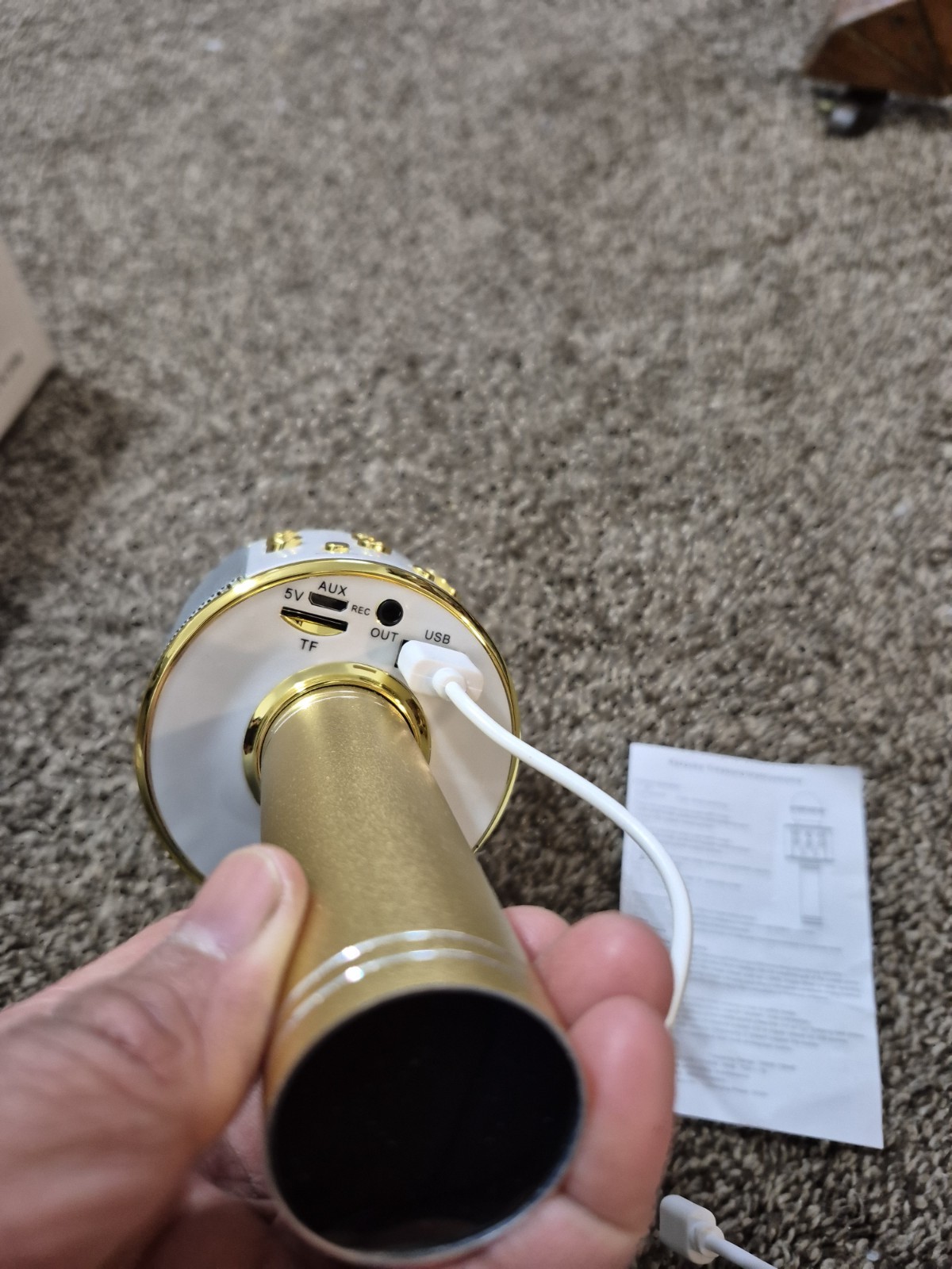 NEW CAMP INVENTION KARAOKE MICROPHONE