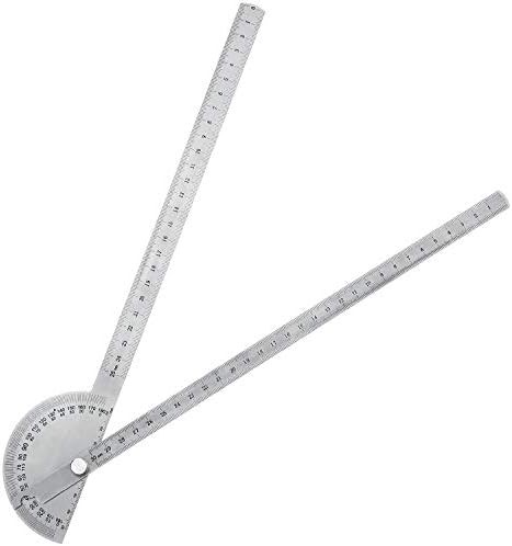 Angle Protractor Angle Finder Ruler Two Arm Stainless Steel Protractor Woodworki