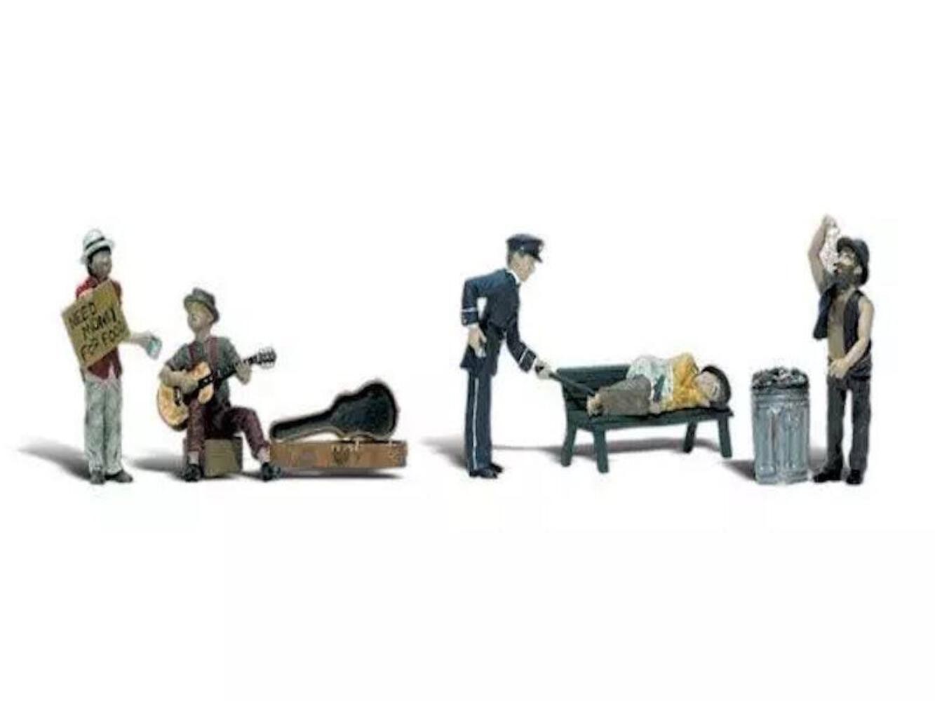 NEW Woodland O Park Bums Train Figures A2749