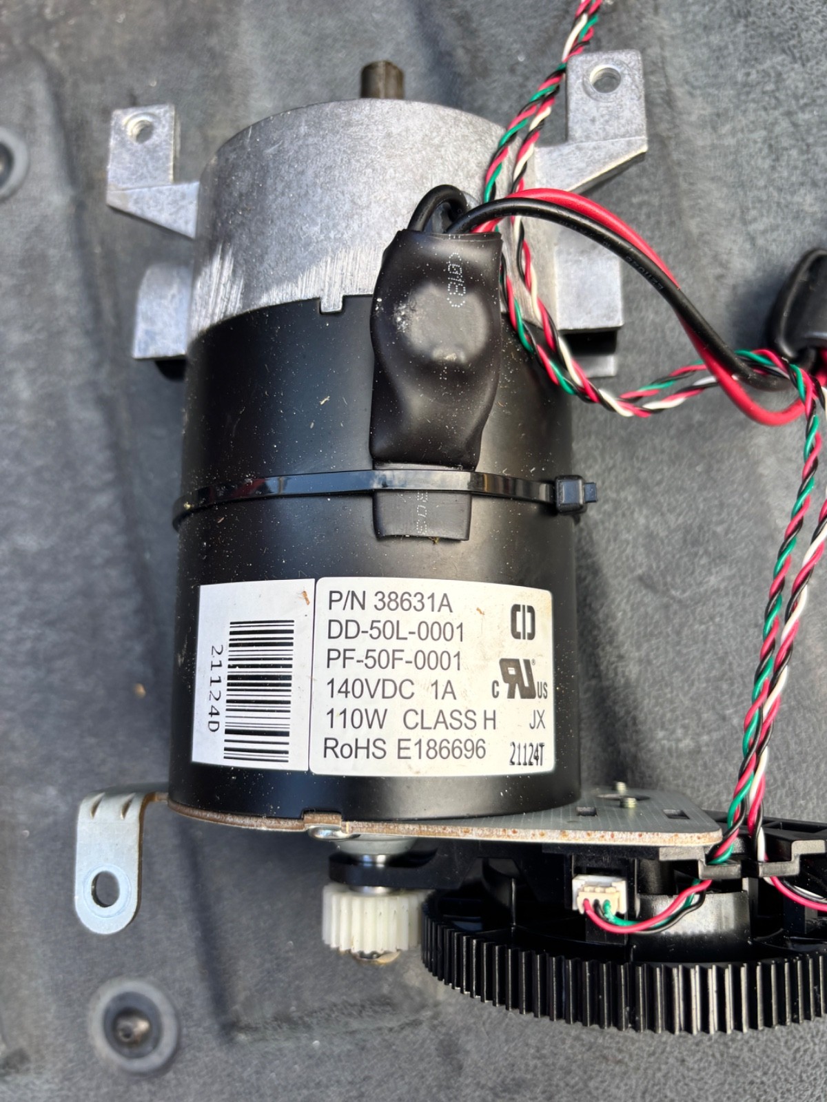 Genie Dc Motor Garage Door Opener Model 4063 Screw Pn# 38631a