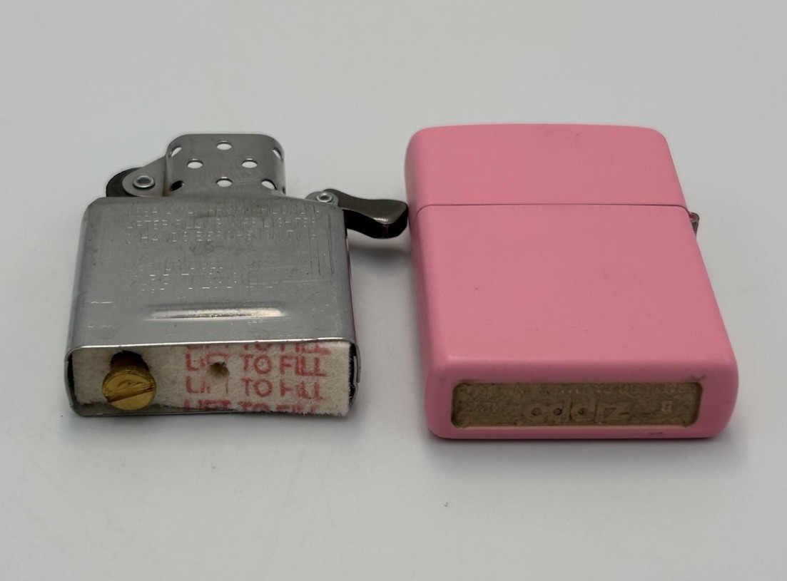 Genuine Zippo Pink Matte windproof Lighter