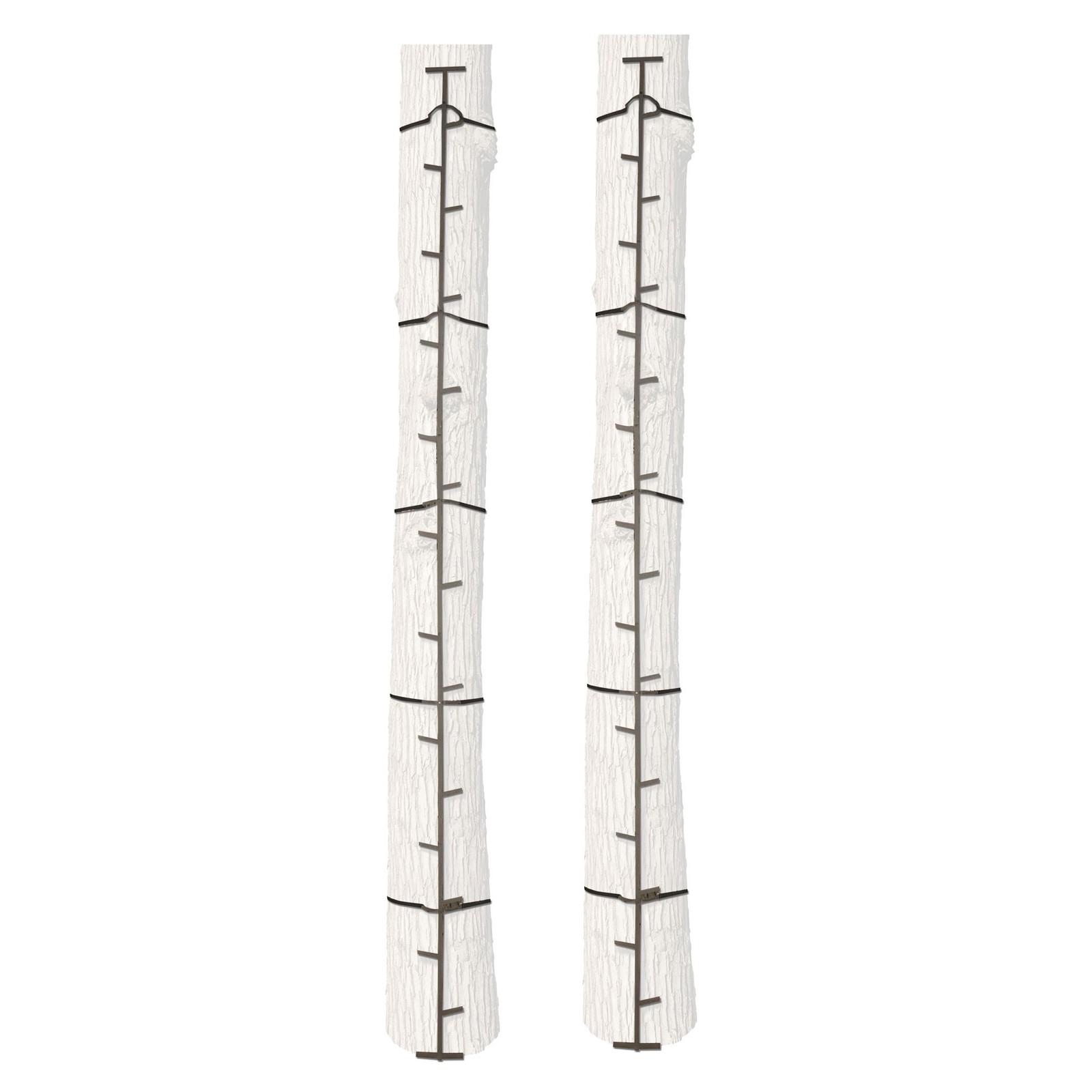 Big Game Hunting Quick Stick Steel Ladder Tree Climbing System, 20 Foot (2 Pack)