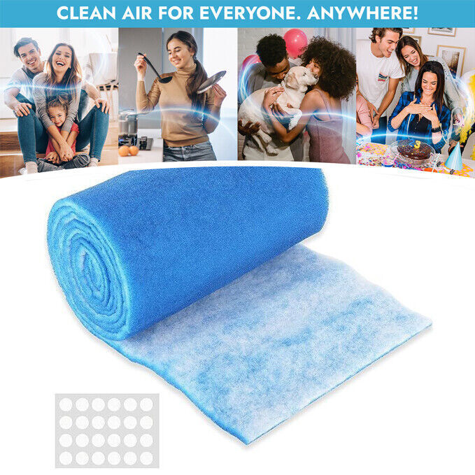 12ft 1/2 inch - Bonded Filter Media Pad for Freshwater or Marine Aquariums,Ponds