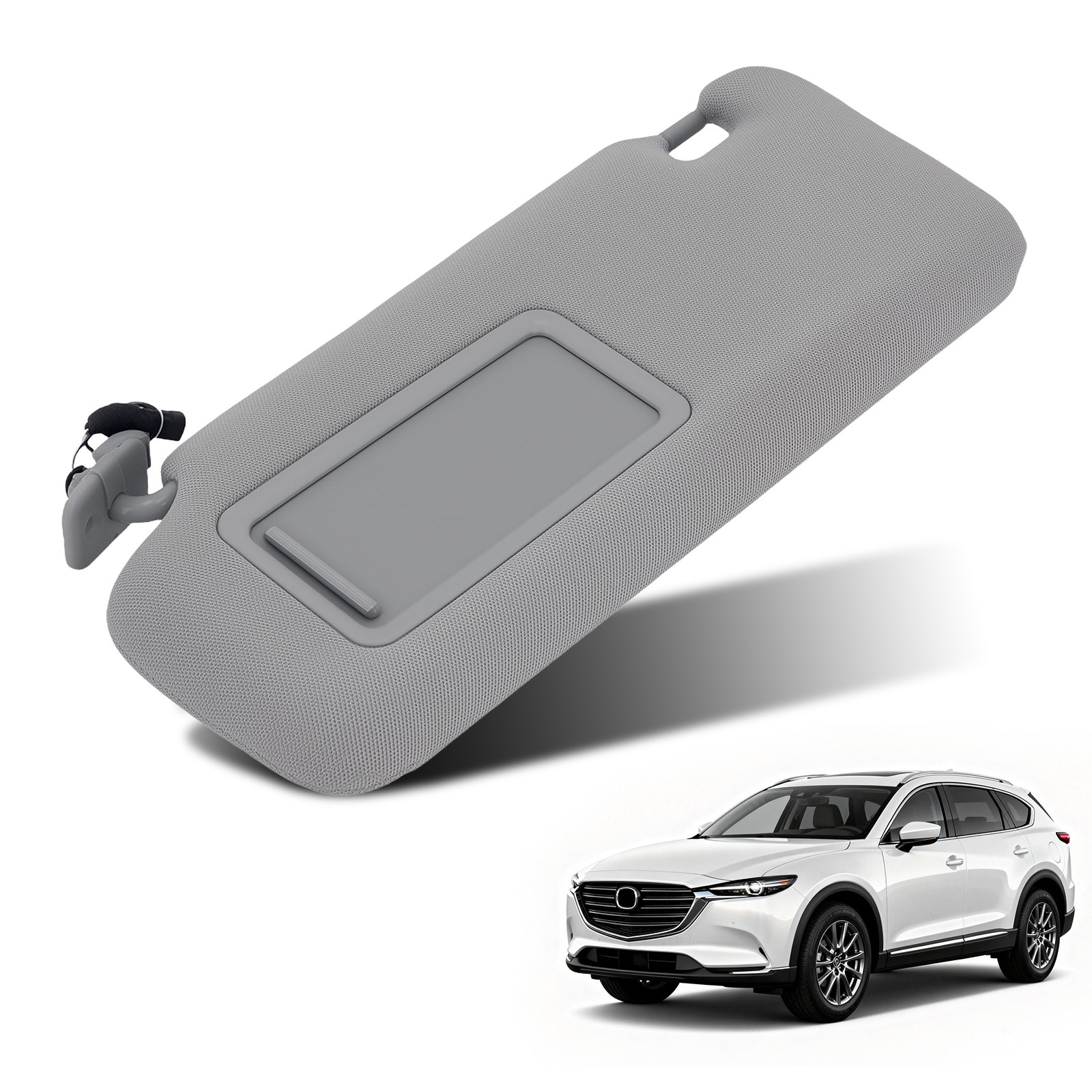 Driver Side Sun Visor with  Light for Mazda CX-9 3.7L 2010-2015 TDY1-69-320