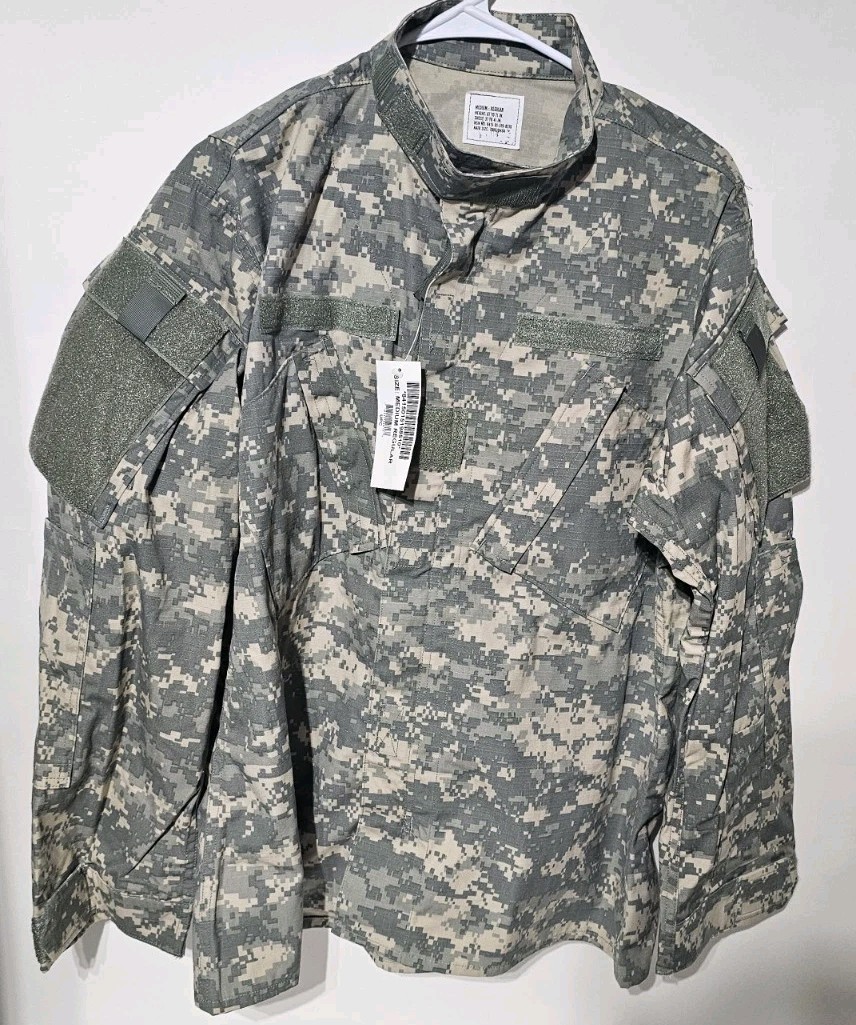 Military Army Uniform Digital Camo Jacket Shirt Medium Regular 8415-01-519-8510