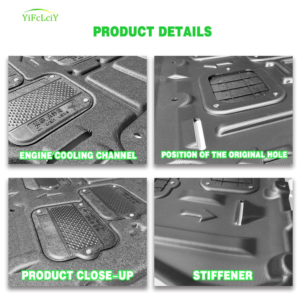 2Pcs Engine Skid Plate For 2011-2018 Audi A7 Under Splash Shield Heavy Duty