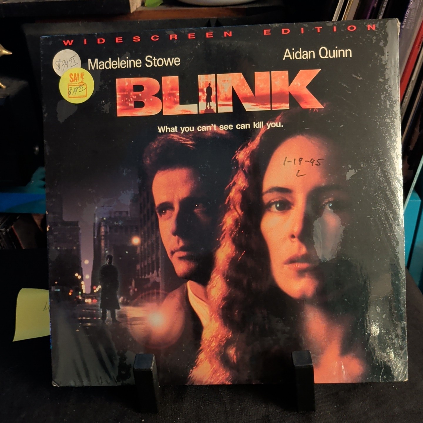 Blink (1994) Laserdisc NEW SEALED Madeline Stowe Aidan Quinn