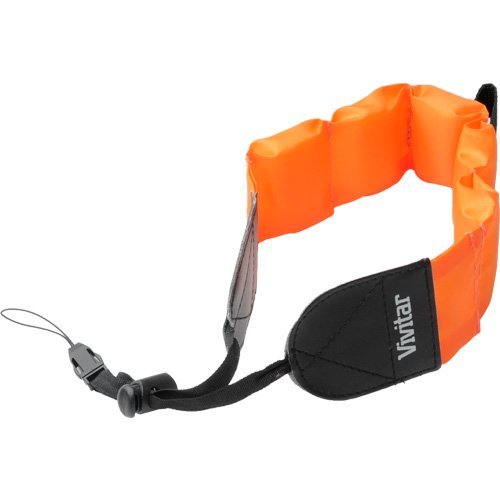 Orange Vivitar Floating Foam Strap For Olympus Tough TG-310
