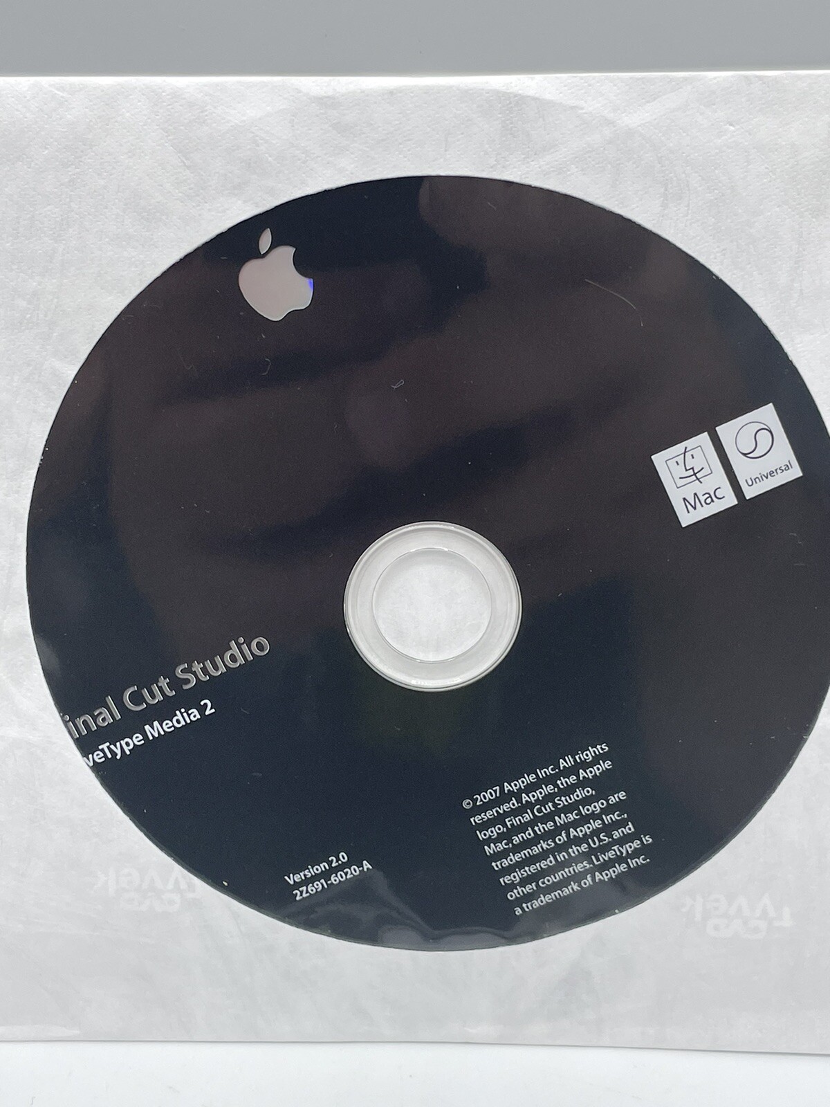Final Cut Studio 2.0.1 Software Pro 6 Manuals